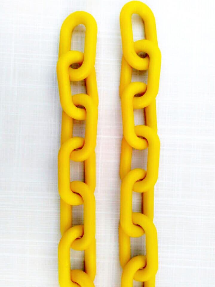 12mm plastic safety barrier link chain